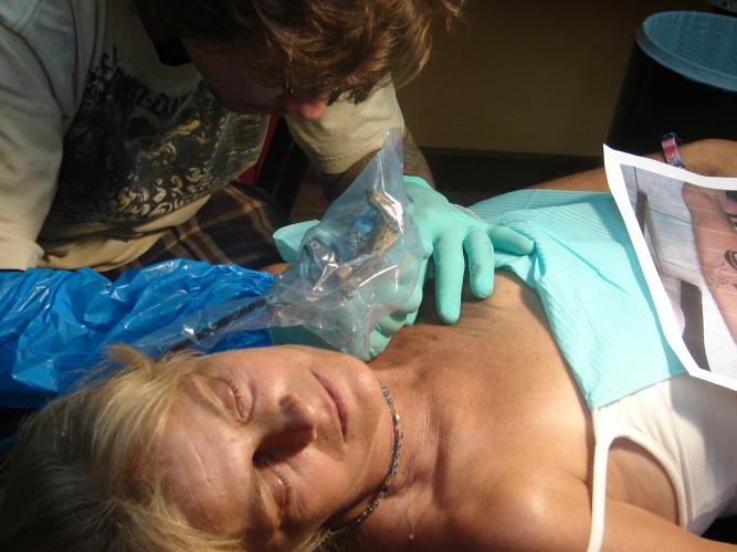 We all got tattoos in his honor- me